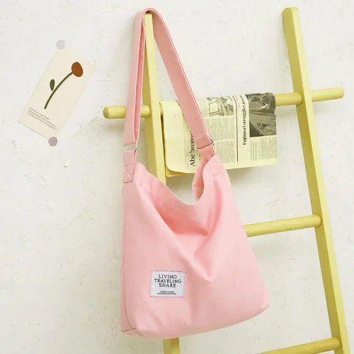 Miniatura 82 de Covelin - Bolsa de hombro informal de lona para mujer, estilo bohemio y retro, bolsa de mano, bolso cruzado, tamaño grande