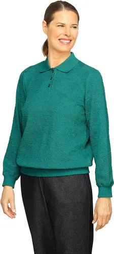 Miniatura 3 de Alfred Dunner Top de jacquard floral para mujer