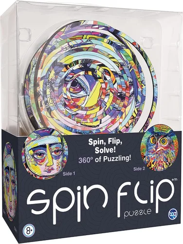 Miniatura 2 de Spin Flip Puzzle – Abstracto – Girarlo, voltear, Resolverlo! para aquellos que aman el cerebro teasers! Juguete antiestrés para adultos. Gran regalo