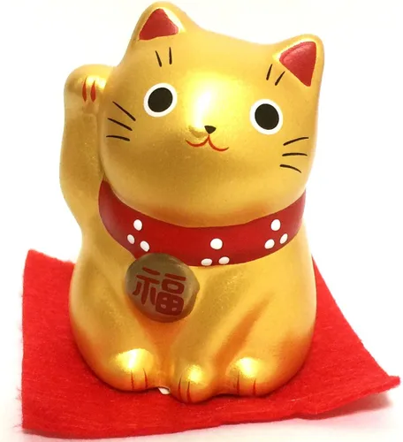 Miniatura 4 de M-RO Maneki Neko Lucky Cat Azul