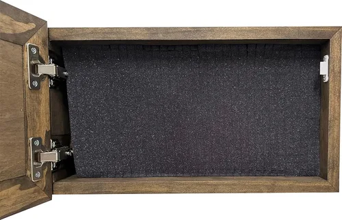 Miniatura 5 de Bellewood Designs Decoración de pared personalizable para armario de armas, caja fuerte personalizada para guardar tu pistola de forma segura a