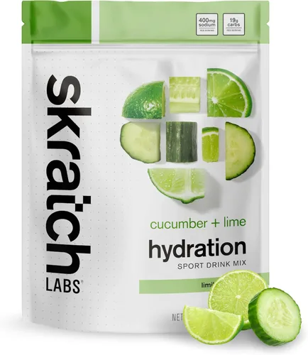 Miniatura 18 de Skratch Labs Polvo de Hidratación Mezcla de Bebida Deportiva Polvo de Electrolitos para Ejercicio, Resistencia y Rendimiento Limón + Lima 20
