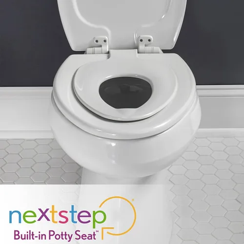 Miniatura 3 de Mayfair NextStep2 - Asiento de inodoro Blanco y azul