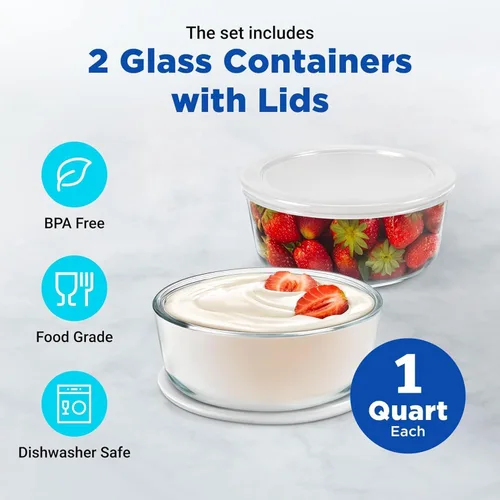 Miniatura 7 de Ultimate Yogurt probiótico con control ajustable de tiempo y temperatura, hace billones de probióticos para una mejor salud intestinal, dos