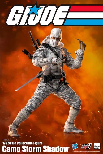 Miniatura 4 de ThreeZero G.I. Joe: Camo Storm Shadow Figura coleccionable a escala 1:6 FigZero, multicolor