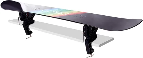 Miniatura 6 de Tornillo de banco para esquí y snowboard, agarre antideslizante, actualización de tornillo de banco ajustable para afinación y encerado de esquís