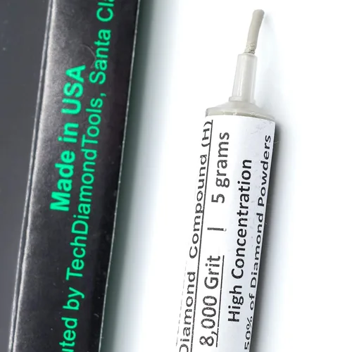 Miniatura 12 de TechDiamondTools - Pasta de pulido compuesto de diamante, grano de 14,000, 0-1 micrones para mármol, vidrio, metal, joyería, resina, plata, cromo
