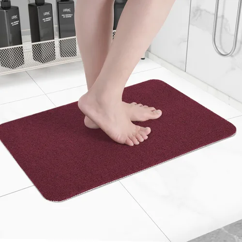 Miniatura 33 de Hargiis - Tapete antideslizante de secado rápido para bañera, piso, baño, ducha, cocina, hogar, hotel (color blanco, 24 x 24 pulgadas)