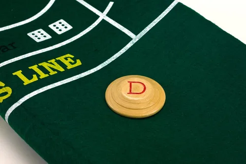Miniatura 10 de STERLING Games Poker Blackjack Craps - Tapete de fieltro de 72 x 36 pulgadas, doble cara para casino estilo casino, mesa de juegos en casa, cubierta