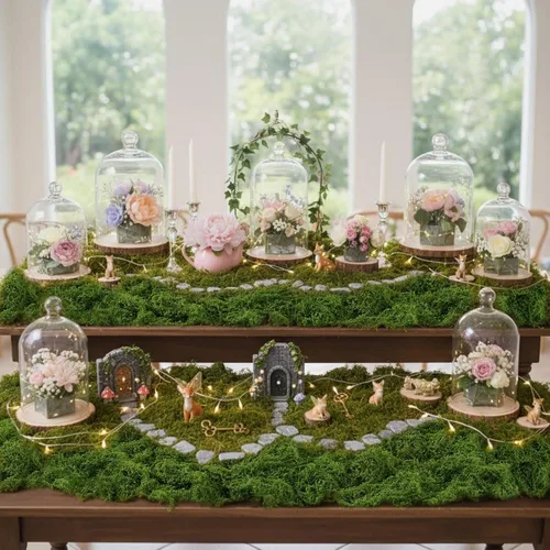 Miniatura 5 de USMOLA Musgo verde falso de 16 onzas para manualidades, musgo artificial para decoración de plantas en maceta, musgo a granel para uso en interiores