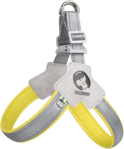 Miniatura 9 de Arnés para perro, chaleco de servicio antitirones con tiras reflectantes y asa de control, ajustable y cómodo para caminar fácilmente, rojo