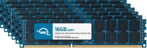 Miniatura 9 de OWC Módulo de actualización de memoria SDRAM de 16 GB (2 x 8 GB) DDR3 ECC registrado CL9 PC3-10600R 1333MHz compatible con modelos Mac Pro Nehalem