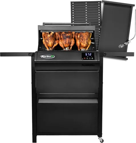 Miniatura 10 de Parrilla eléctrica Turbo E XL, infrarrojo de 1700 W, rejilla de calentamiento y sonda, apto para apartamentos