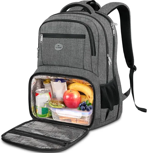 Miniatura 12 de MATEIN Mochila de almuerzo para mujer, resistente mochila térmica térmica para profesores, enfermeras, para trabajo, universidad, viajes, elegante