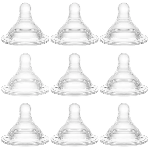 Miniatura 9 de Pezones de biberón de nivel medio rápido 3, 19.7 ft+, compatible con biberón de cuello ancho, 9