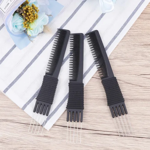 Miniatura 6 de Peinetas para el cabello - Fibra de carbono estática -cola Peines Herramientas para el cabello para estilos finos