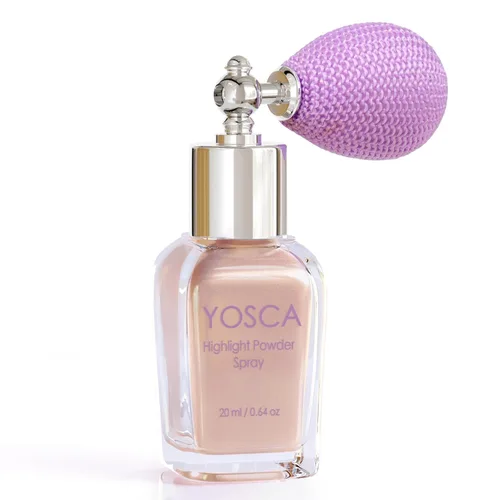 Miniatura 10 de Yosca Spray de polvo iluminador, 0.7 fl oz (0.7 fl oz) cosmético de alto brillo para el cuerpo, polvo de hadas, resaltador de polvo brillante