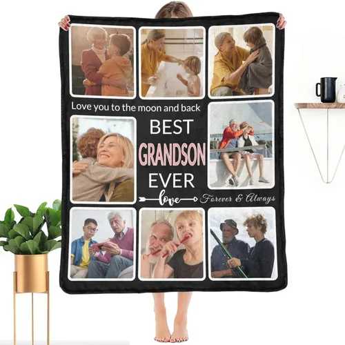 Miniatura 33 de Regalos para Tías Manta Personalizada con Foto, Haz una Manta Personalizada para Tías con Imagen Recuerdos Personalizados Souvenir Manta de Las