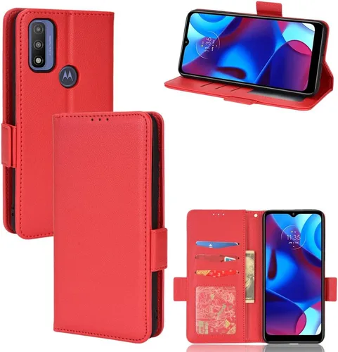 Miniatura 117 de Funda de piel sintética compatible con Motorola Moto E22 4G, funda de piel sintética compatible con Motorola Moto E22i 4G, color negro