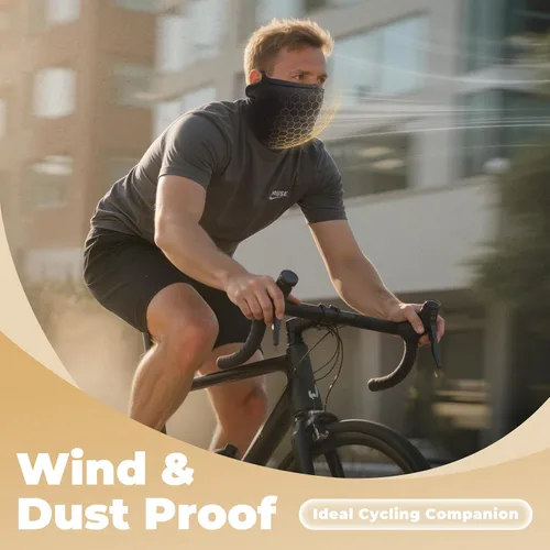 Miniatura 2 de Ear-Loops Face Mask & Neck Warmer - Windproof Thermal Neck Gaiter for Outdoor Activities - Cycling, Running, Fishing