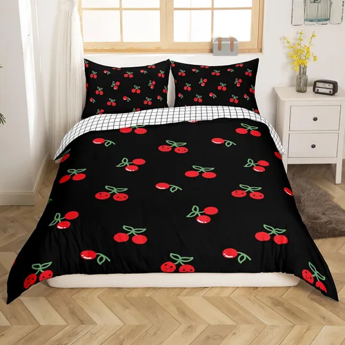 Miniatura 7 de Erosebridal - Juego de funda de colcha plisada para hombre y mujer, juego de cama de satén sedoso con cierre y lazos esquineros, cubrecama