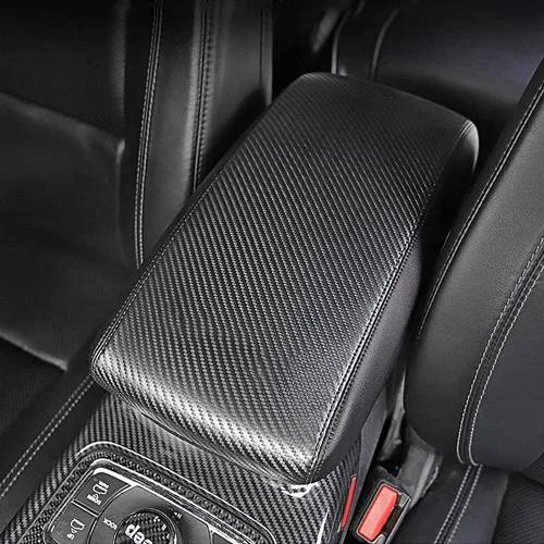 Miniatura 8 de INTGET Funda para reposabrazos de consola central de automóvil para Jeep Grand Cherokee 2011-2020 2021, accesorios para reposabrazos, almohadilla