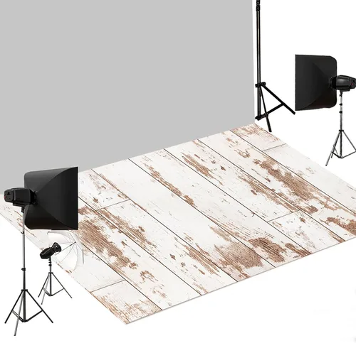 Kate Tapete con textura de madera, telón de fondo, para fotografía, tapete de goma para fotógrafos profesionales, accesorios de estudio, 5 x 4 pies