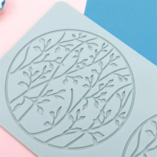 Miniatura 3 de Molde de encaje de silicona, tapete de encaje para pastel de boda, molde de decoración de pastel de coral, tapetes de impresión de fondant de flores