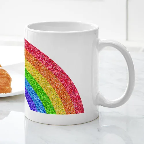 Miniatura 5 de CafePress Jake's Rainbow Shark - Taza de café de cerámica (11 oz)