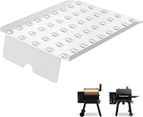 Miniatura 19 de Kit de bandeja de goteo, deflector de calor y forros de bandeja de grasa para parrillas de pellets Traeger Pro 22 Series, reemplazo de bandeja