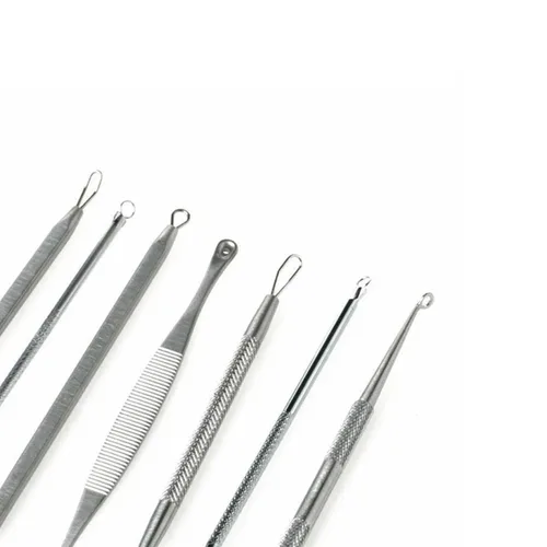 Miniatura 3 de Kit de herramientas para eliminar puntos negros, 9 unidades, extractor de cabeza negra para acné, comedón, espinillas, espinillas, espinillas