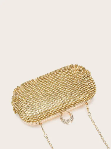 Miniatura 5 de LETODE Bolso de mano de lujo con borlas para mujer, bolso de mano de imitación para boda