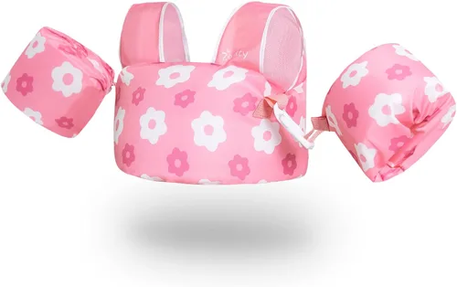 Miniatura 7 de Zeraty Chaleco de natación para niños pequeños, flotadores de 2-3-4-5-6, chaqueta de natación de 25-30-50-66 libras, flotador de piscina desmontable
