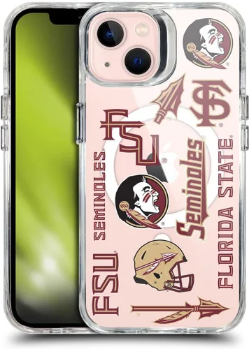 Miniatura 157 de Head Case Designs Funda de gel suave FSU Seminoles de la Universidad Estatal de Florida con licencia oficial compatible con Apple iPhone 13 Pro Max