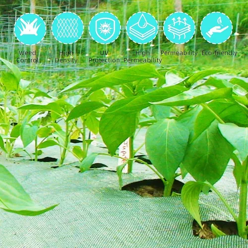 Miniatura 6 de Towallmark Tela de barrera de malezas resistente de 5 onzas de 4 pies x 250 pies, cubierta de suelo prémium para jardines, entradas de vehículos