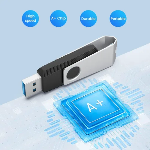 Miniatura 8 de Aiibe Unidad flash 3.0 de 64 GB, paquete de 5 unidades USB 3.0 de 64 GB, unidades USB 3.0 de 64 GB, unidades flash de 64 GB