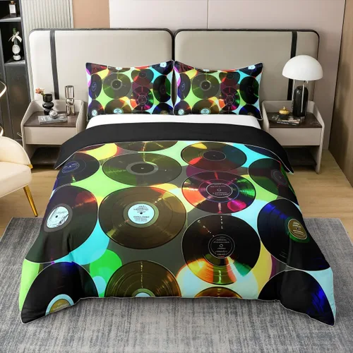 Miniatura 40 de jejeloiu Cute Mushroom Decor Duvet Cover 100% Cotton for Kids Boys Girls Twin Size Botanical Plants Bedding Set Cartoon Mushrooms Comforter Cover