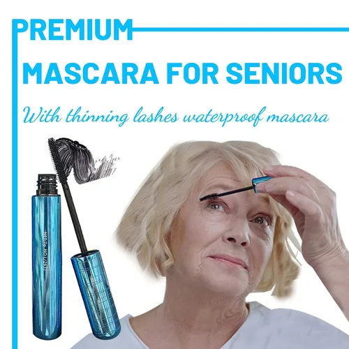 Miniatura 2 de Máscara de pestañas para mujeres mayores 60 Plus, máscara de pestañas para mujeres mayores de 60 años con pestañas delgadas, máscara de tubo