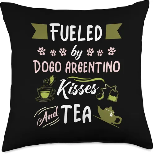 Miniatura 4 de Dogo Argentino Mom Tea Lover Throw Pillow