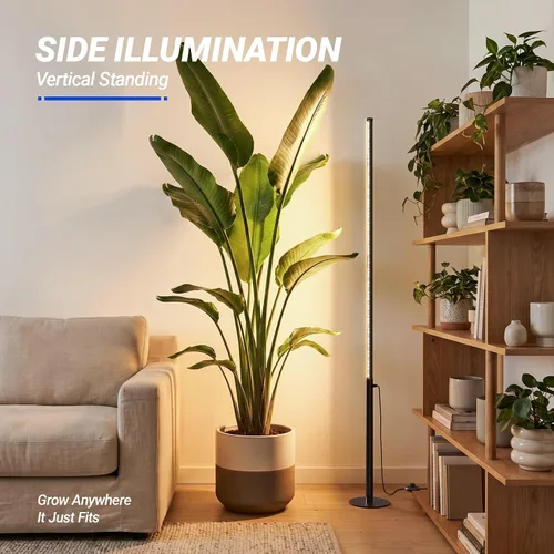 Miniatura 8 de Luz de cultivo Barrina T10 Pro de pie con temporizador, 42W, 169 LEDs, luz de cultivo vertical de espectro completo para interior, cobertura amplia