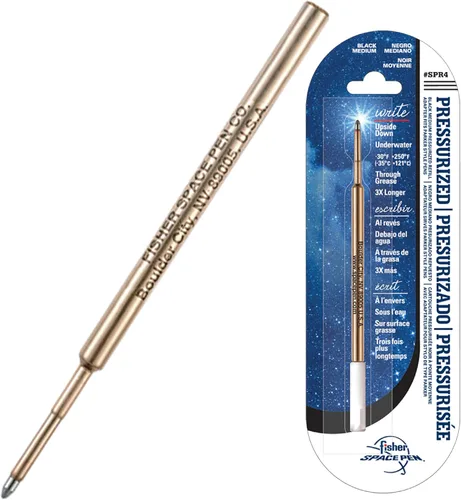 Miniatura 10 de Fisher Space Pen Recambio de cartucho presurizado de punta fina, tinta azul, 1 paquete