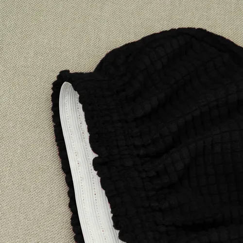 Miniatura 5 de Funda para silla de club, mezcla de poliéster, suave, protector de muebles, funda elástica con parte inferior elástica, textura lavable a máquina