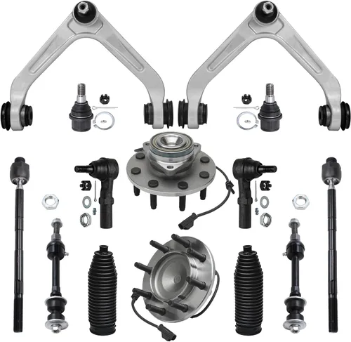 Miniatura 226 de Detroit Axle - Kit de nudillos de dirección delantera izquierda para Ford Edge Lincoln MKX 07-10, cojinete de rueda del lado del conductor, nudillo
