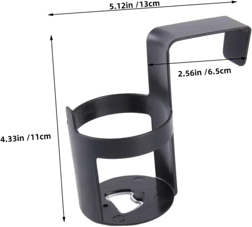 Miniatura 2 de Estante colgante para interior del automóvil, soporte universal para vasos de automóvil, estante portátil para botellas y tazas, fácil instalación