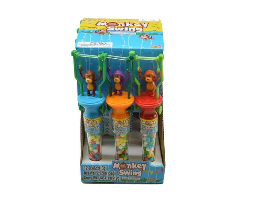 Miniatura 3 de Kidsmania Monkey Swing Toys with Candy: caja de exhibición de 12 piezas