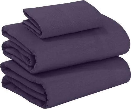 Miniatura 13 de RUVANTI Juego de sábanas de franela 100% algodón tamaño matrimonial - 4 piezas, cálidas, suaves y transpirables, con bolsillo profundo, ropa de cama