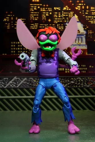 Miniatura 3 de NECA TMNT Turtles in Time Baxter Stockman - Figura de acción definitiva a escala de 7 pulgadas