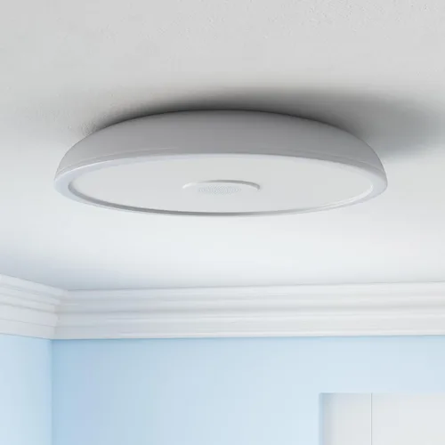 Miniatura 2 de Lámpara de techo LED inteligente impermeable de montaje empotrado, con altavoz Bluetooth, 28 cm, 18 vatios, lámpara de música regulable, luz RGB