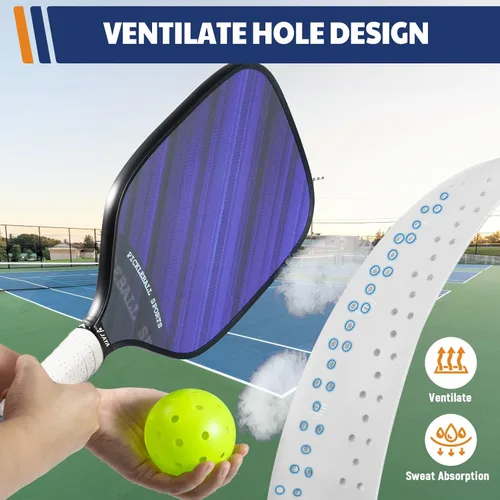 Miniatura 2 de JAYA Cinta de agarre de pickleball, agarre extra largo para paletas de pickleball, absorbe el sudor, envoltura de agarre de repuesto antideslizante