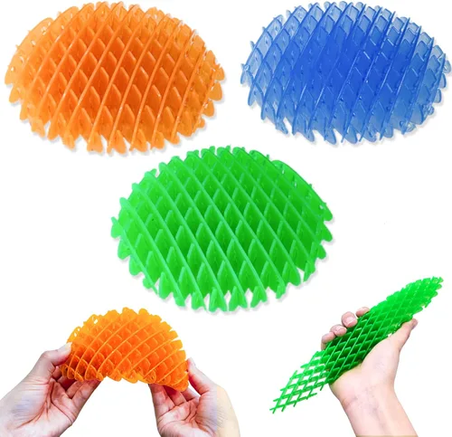 Miniatura 8 de Regalos de Pascua para niños, paquete de 15 juguetes elásticos para ansiedad, juguete de escritorio, juguetes antiestrés de resistencia, alivio